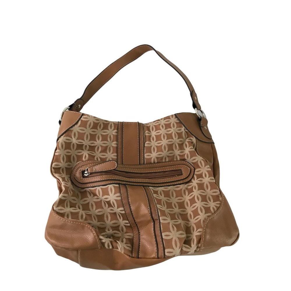 Interlocking Cross Design Shoulder Bag Mutli Pock… - image 1